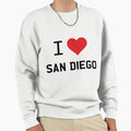 I Love San Diego Sweatshirt - Casual Everyday Wear Men Women - T-Shirt, Sweatshirt, Hoodie