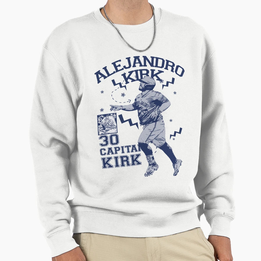 Capitan Kirk 30 Toronto Baseball Sweatshirt - Fun Novelty Design Unisex - T-Shirt, Sweatshirt, Hoodie