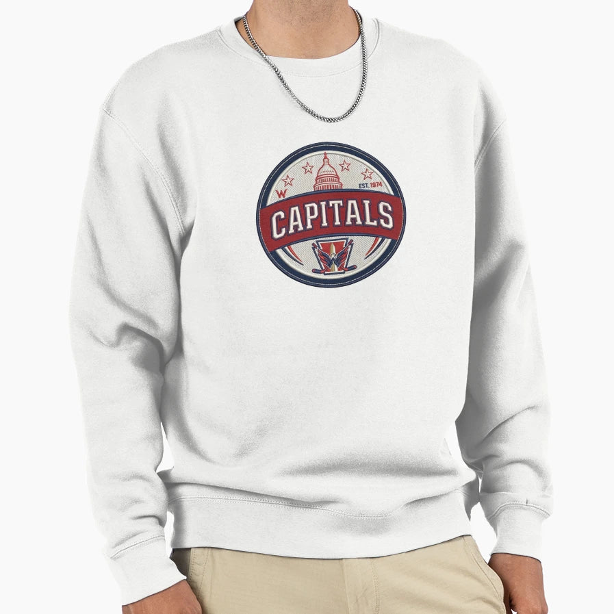 Washington Capitals Sweatshirt - Custom Art Print Men Women - T-Shirt, Sweatshirt, Hoodie