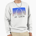 Downtown St Louis City River Front Sweatshirt - Minimalist Print Men Women - T-Shirt, Sweatshirt, Hoodie