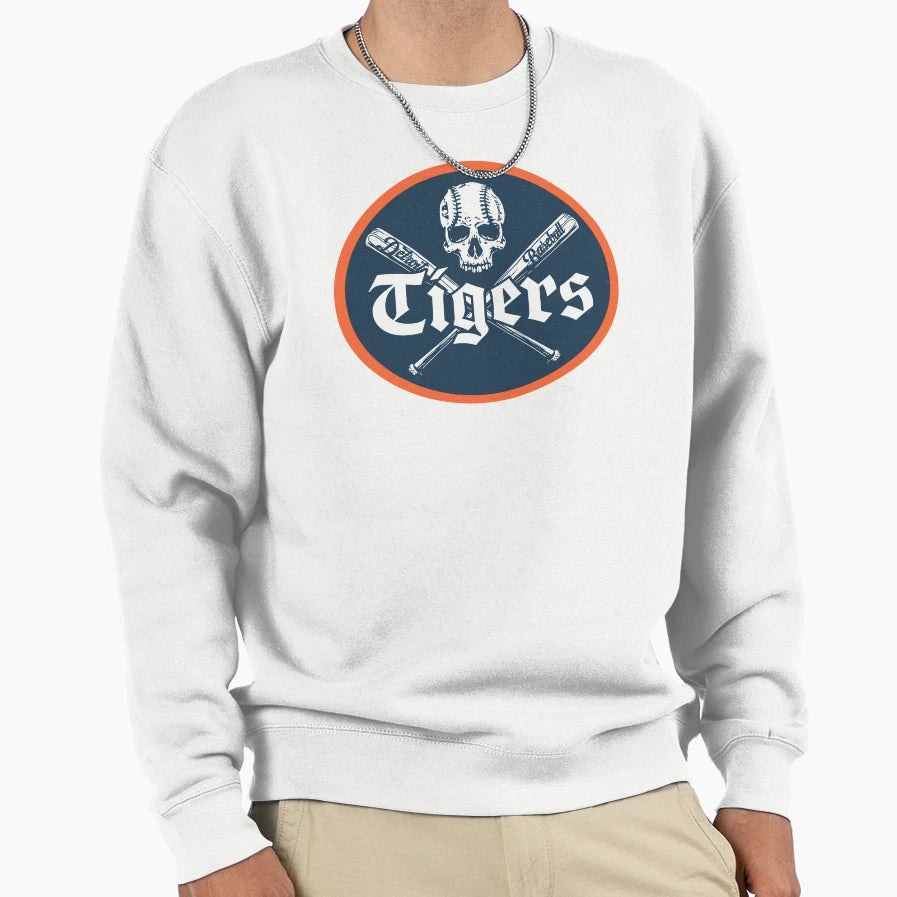 Tigers Skull Sweatshirt - Trendy Graphic Unisex - T-Shirt, Sweatshirt, Hoodie