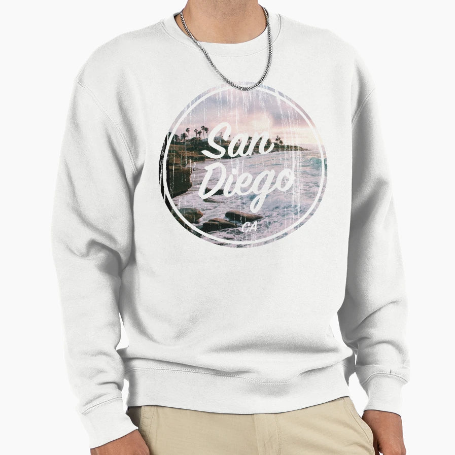 Rugged San Diego Sweatshirt - Trendy Graphic Men Women - T-Shirt, Sweatshirt, Hoodie