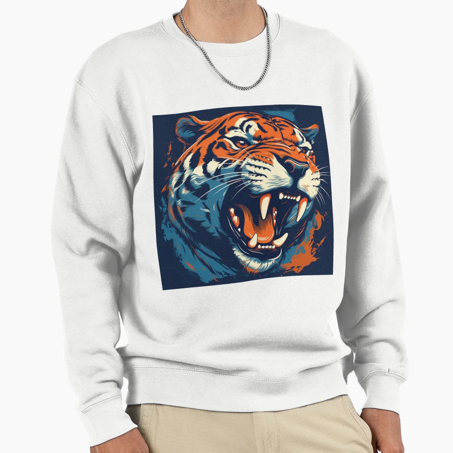 Great Tiger Sweatshirt - Trendy Graphic Unisex - T-Shirt, Sweatshirt, Hoodie