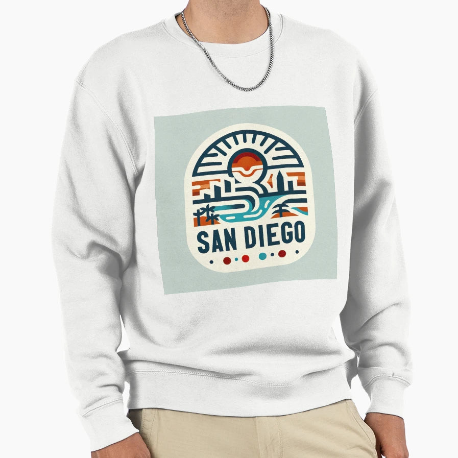 San Diego City Sweatshirt - Graphic Print for Adults - T-Shirt, Sweatshirt, Hoodie
