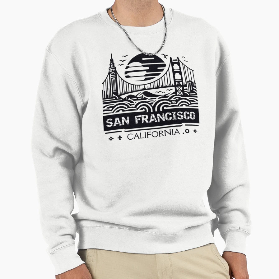 San Francisco Sweatshirt - Graphic Print Men Women - T-Shirt, Sweatshirt, Hoodie