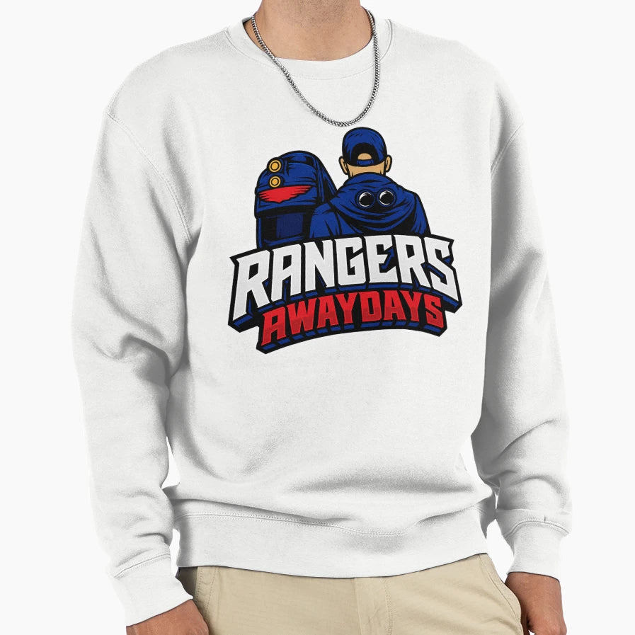 Rangers Awaydays Sweatshirt - Minimalist Print for Adults - T-Shirt, Sweatshirt, Hoodie