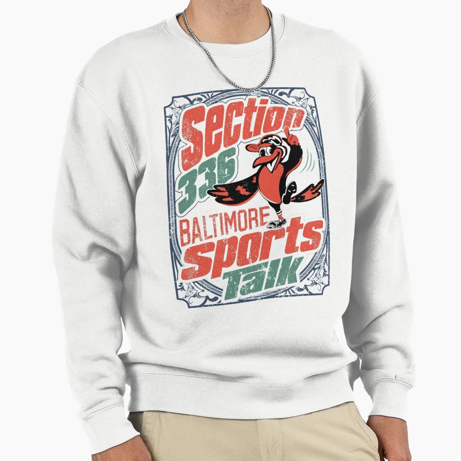 Section 336 Baltimore Sports Sweatshirt - Casual Everyday Wear Men Women - T-Shirt, Sweatshirt, Hoodie