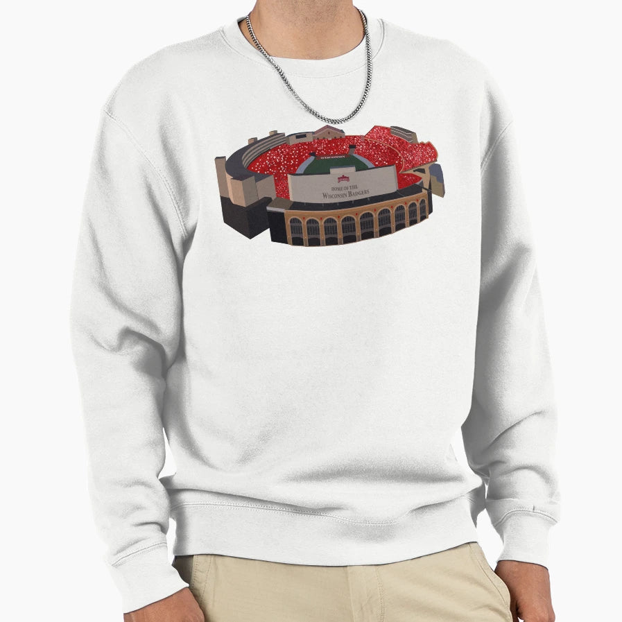 Camp Randall Sweatshirt - Custom Art Print Unisex - T-Shirt, Sweatshirt, Hoodie