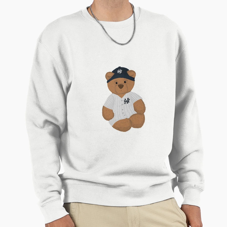 Yankees Bear Sweatshirt - Graphic Print Men Women - T-Shirt, Sweatshirt, Hoodie
