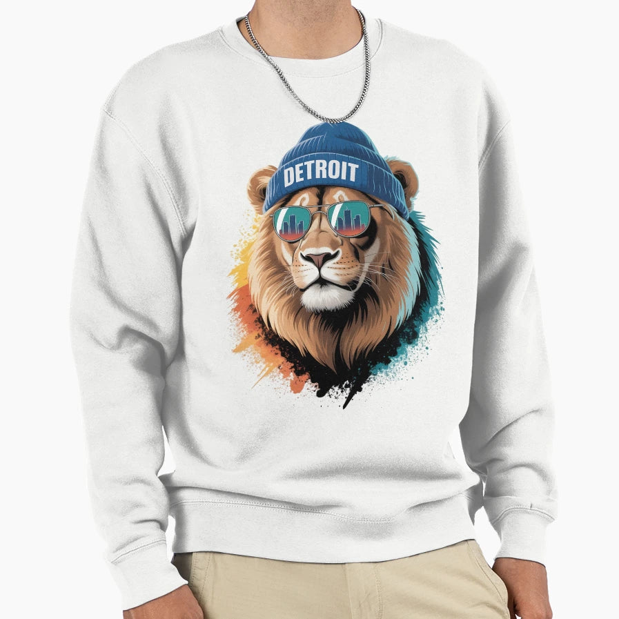 Detroit Lions Sweatshirt - Trendy Graphic Men Women - T-Shirt, Sweatshirt, Hoodie
