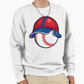 Baseball Ball Mascotte Sweatshirt - Graphic Print for Adults - T-Shirt, Sweatshirt, Hoodie