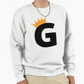 Crowned Monogram Letter G Sweatshirt - Minimalist Print Men Women - T-Shirt, Sweatshirt, Hoodie