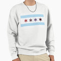 Chicago Sports Flag Sweatshirt - Aesthetic Graphic Men Women - T-Shirt, Sweatshirt, Hoodie