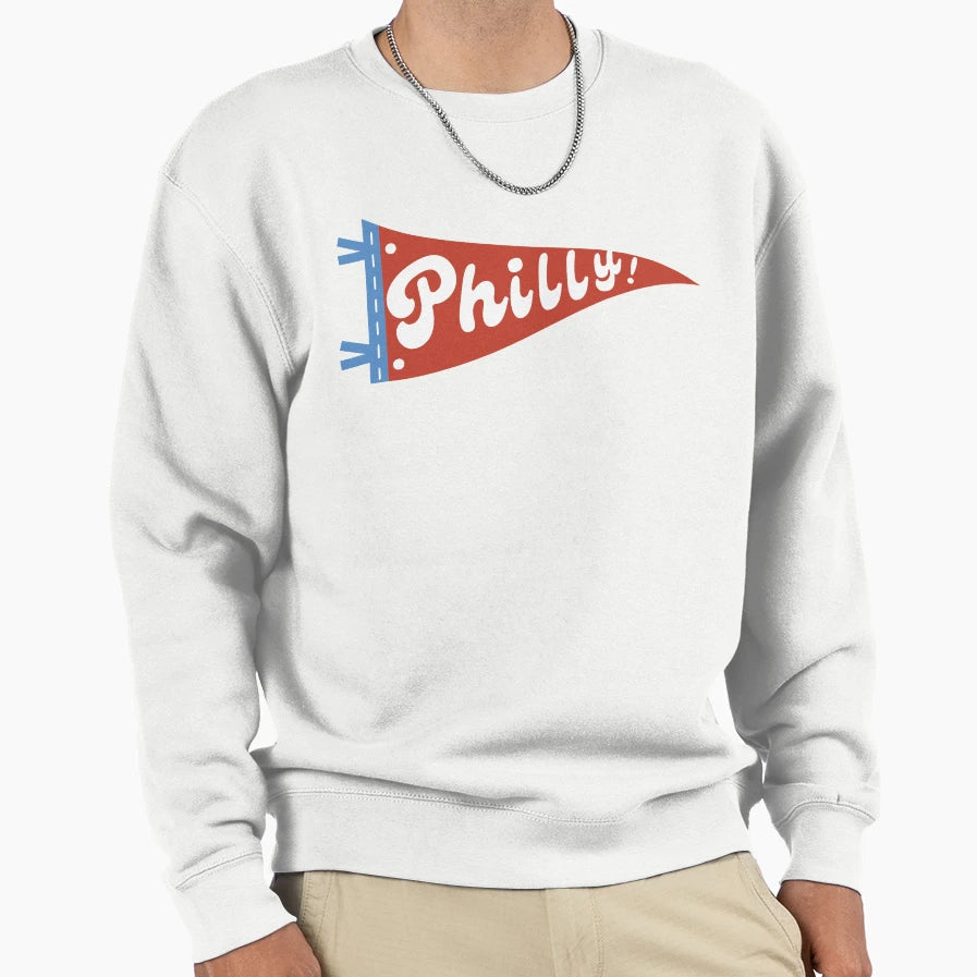 Philadelphia Banner Sweatshirt - Streetwear Style Unisex - T-Shirt, Sweatshirt, Hoodie