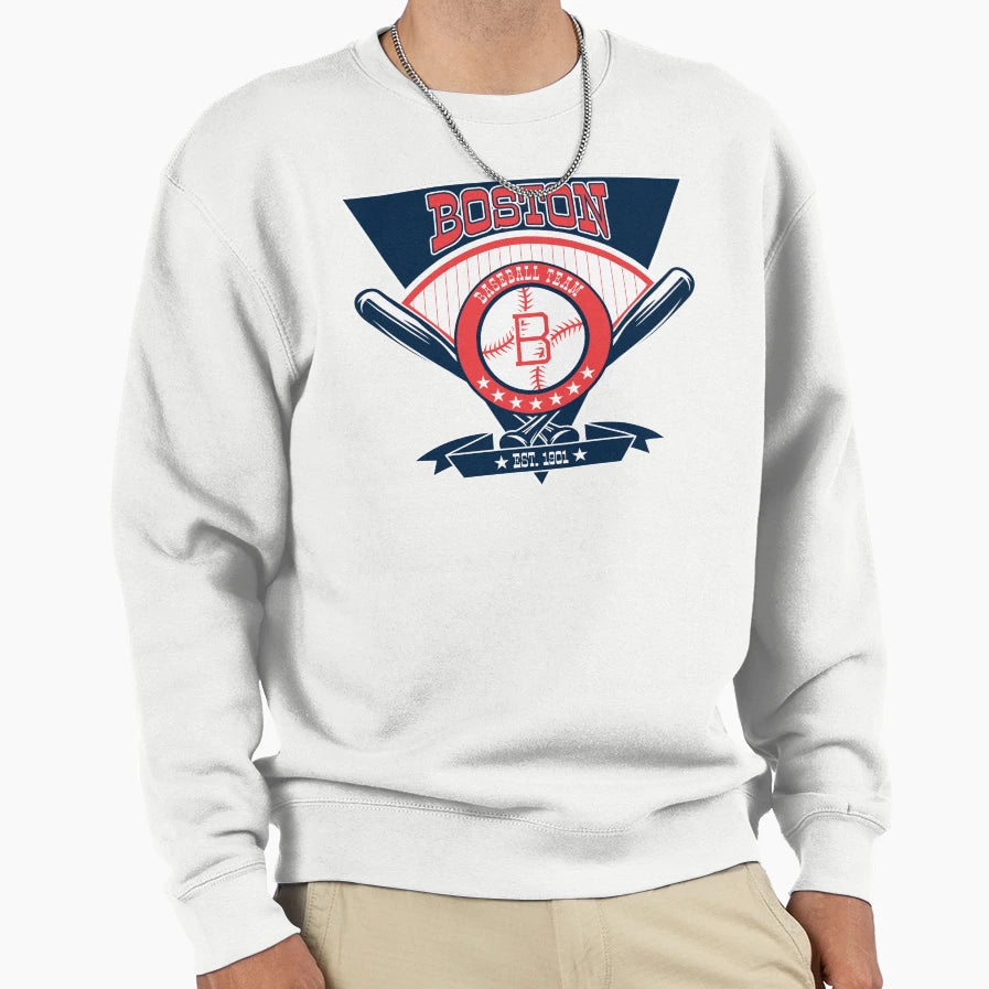 Boston Baseball Team T-Shirt - Trendy Graphic for Adults - T-Shirt, Sweatshirt, Hoodie