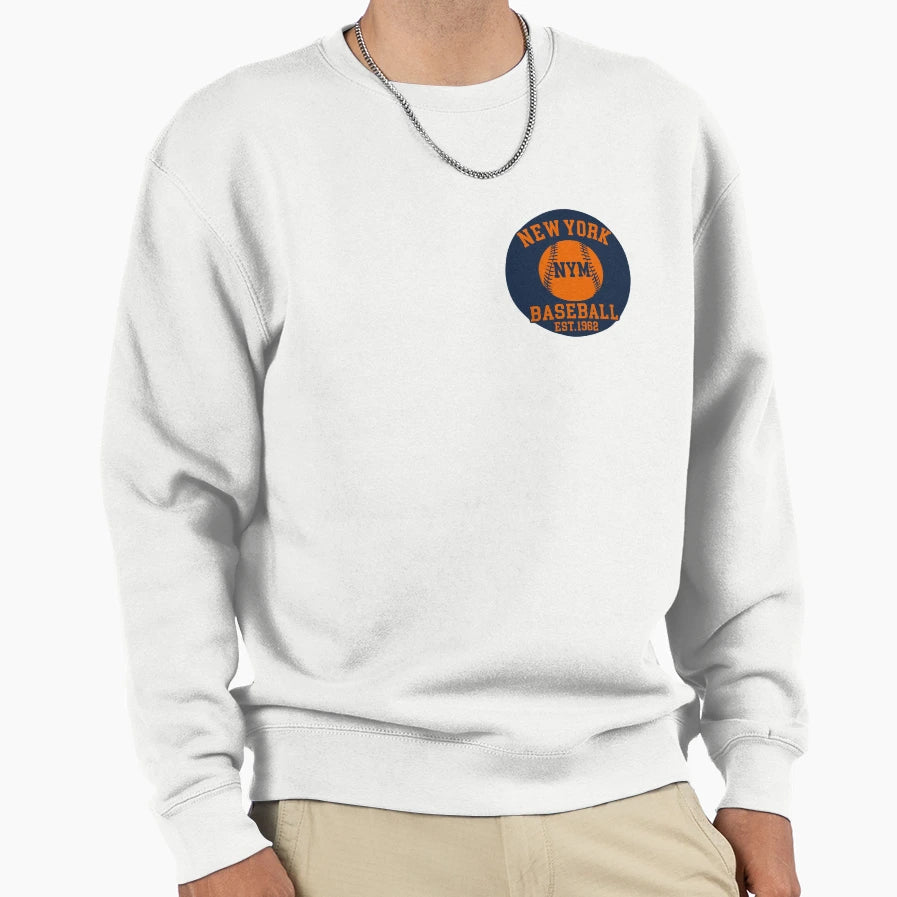 Mets Baseball 1962 New York Sweatshirt - Fun Novelty Design for Adults - T-Shirt, Sweatshirt, Hoodie