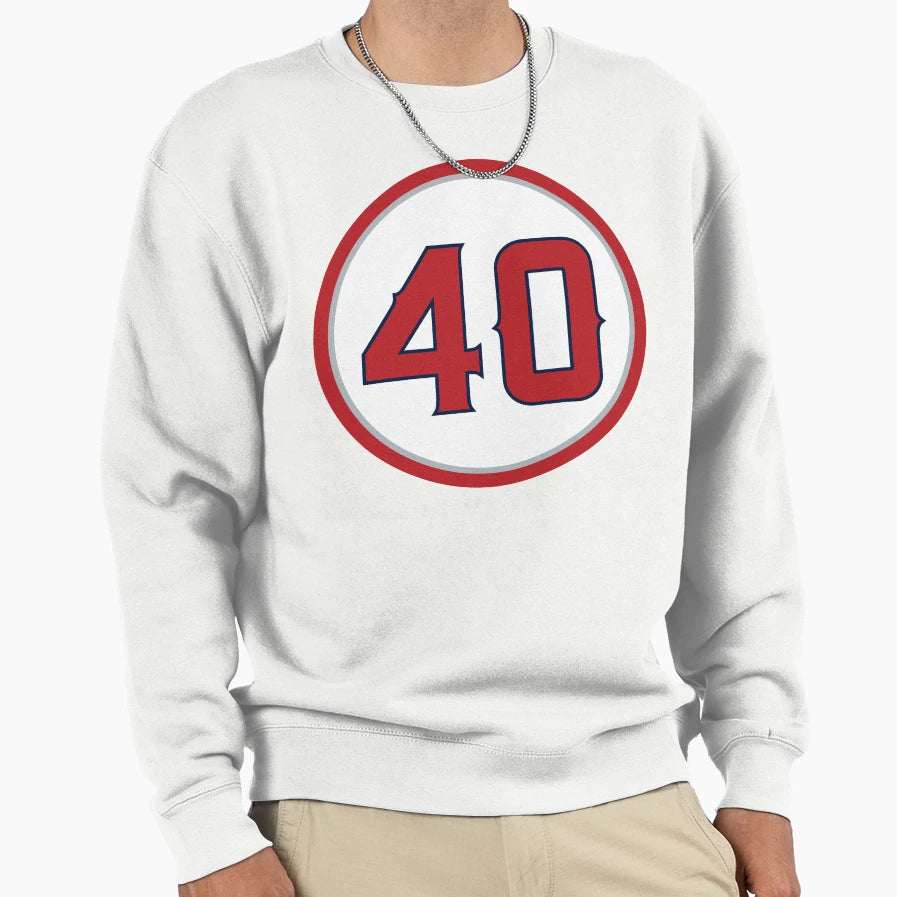 Troy Percival 40 Jersey Number Sweatshirt - Custom Art Print for Adults - T-Shirt, Sweatshirt, Hoodie
