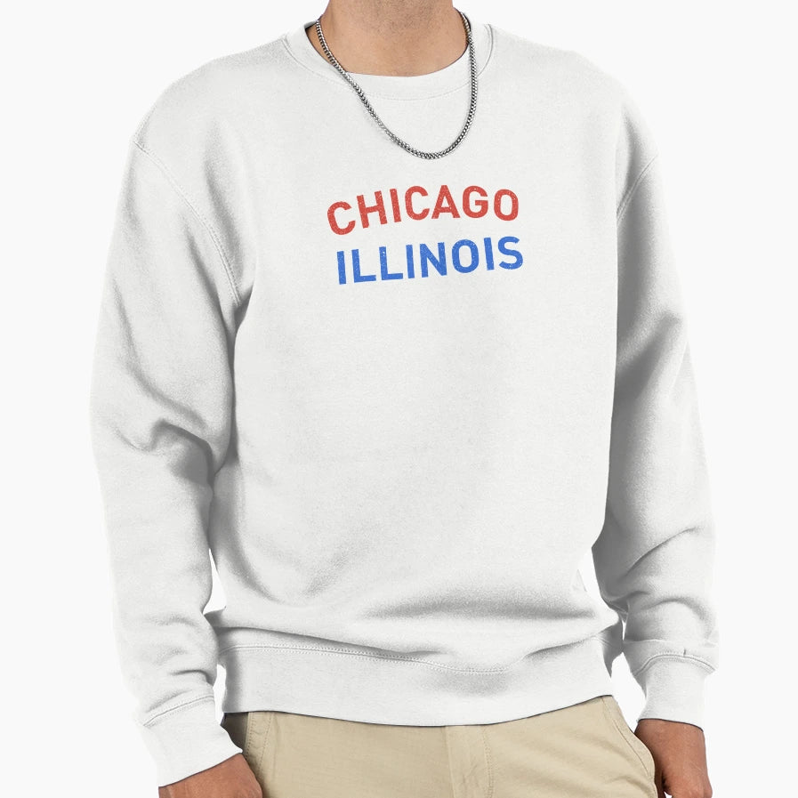 Chicago Illinois Sweatshirt - Novelty Apparel Unisex - T-Shirt, Sweatshirt, Hoodie