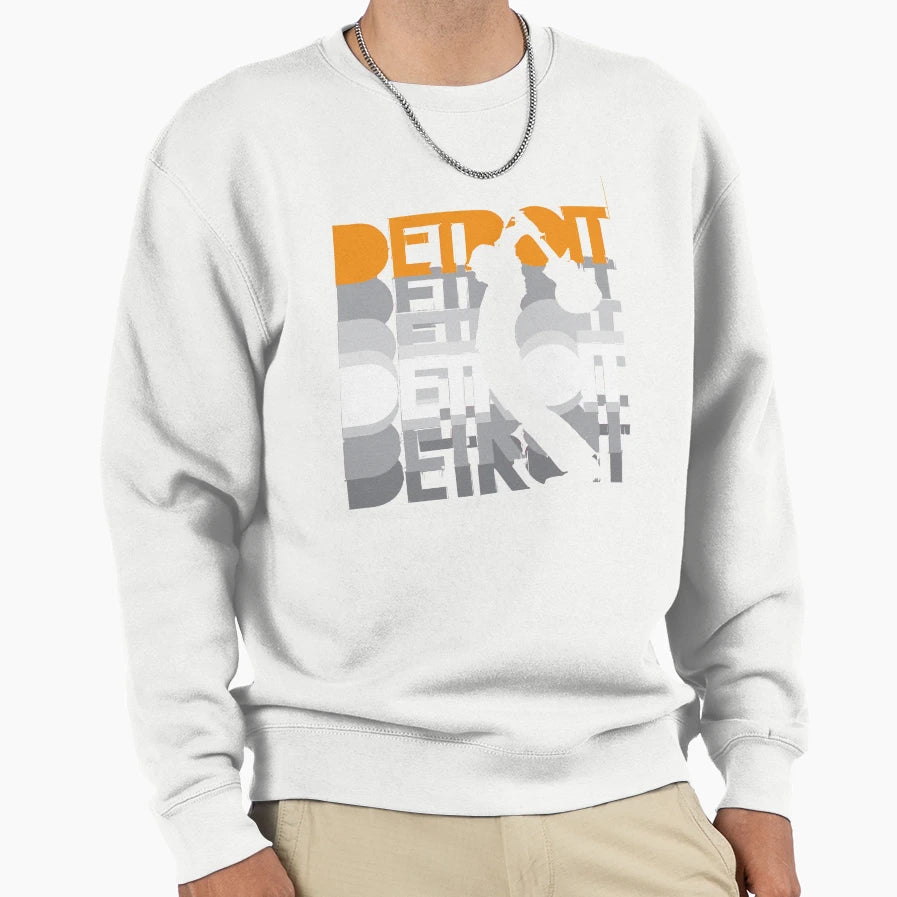 Detroit Guitar Smash Sweatshirt - Custom Art Print Unisex - T-Shirt, Sweatshirt, Hoodie