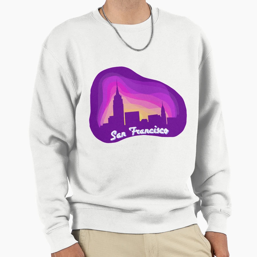 San Francisco Sweatshirt - Minimalist Print Unisex - T-Shirt, Sweatshirt, Hoodie
