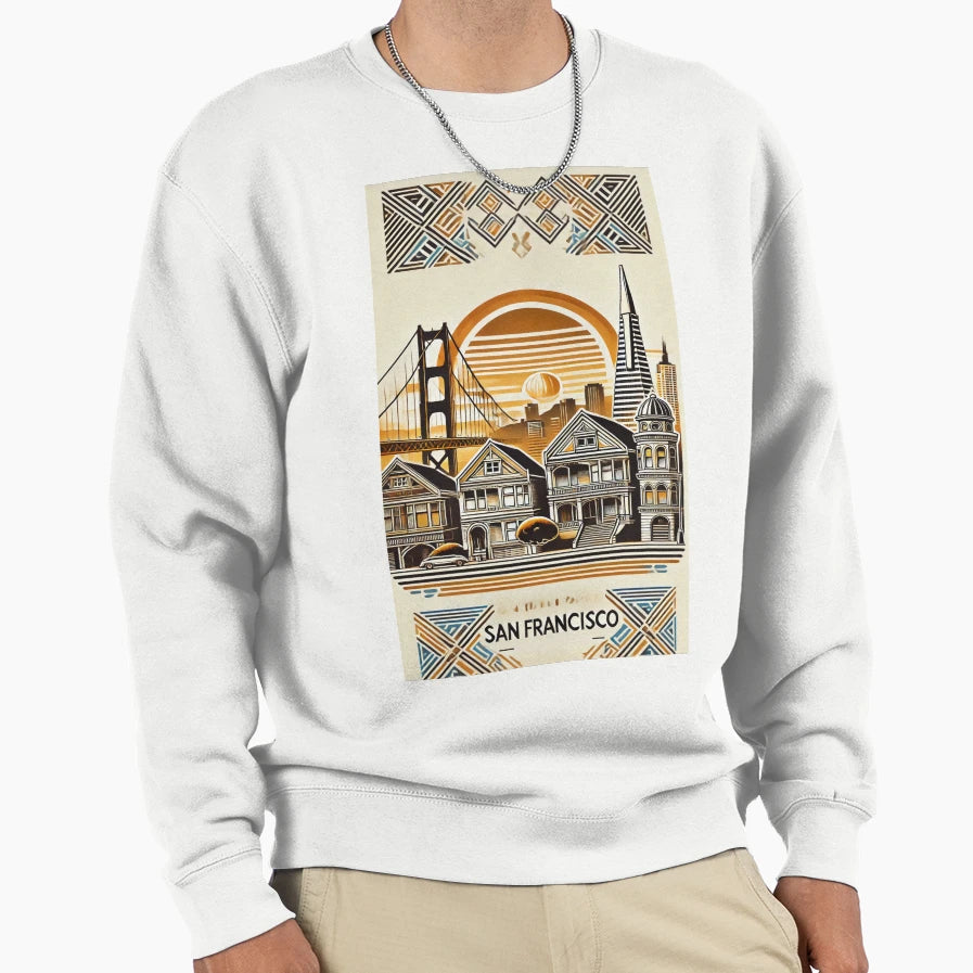 Painted Ladies San Francisco Sweatshirt - Unique Graphic for Adults - T-Shirt, Sweatshirt, Hoodie