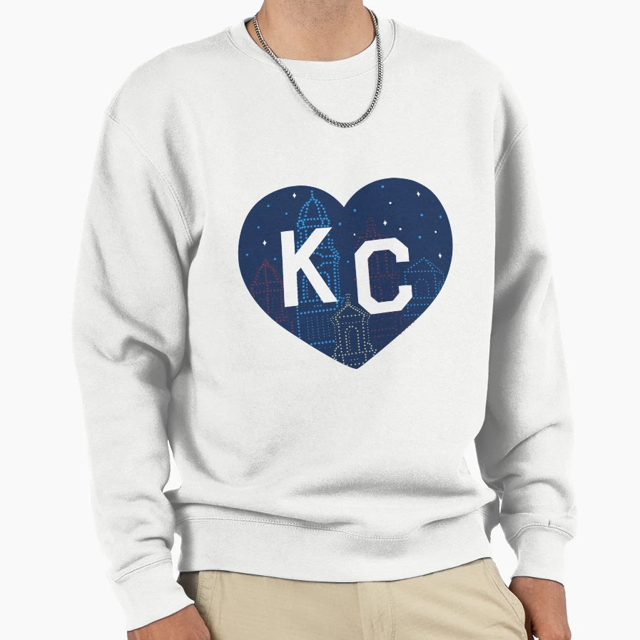 Kc Kansas City Plaza Lights Sweatshirt - Fun Novelty Design for Adults - T-Shirt, Sweatshirt, Hoodie