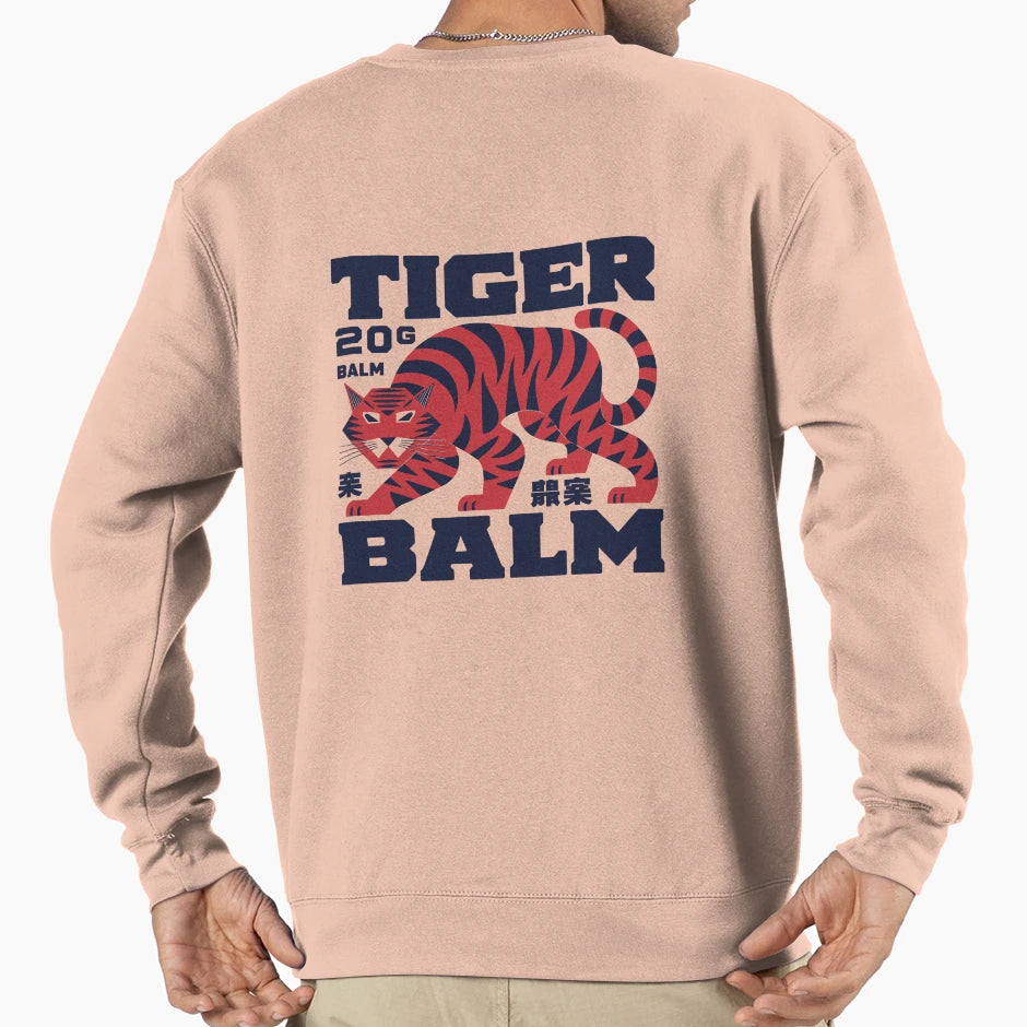 Tiger Balm Sweatshirt - Trendy Graphic Men Women - T-Shirt, Sweatshirt, Hoodie