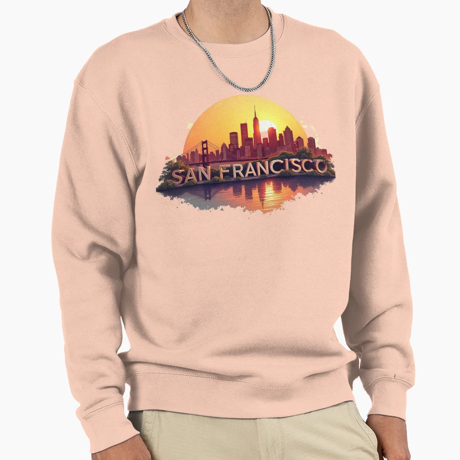 San Francisco Sweatshirt - Aesthetic Graphic for Adults - T-Shirt, Sweatshirt, Hoodie