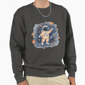 Houston Baseball Astronaut Sweatshirt - Custom Art Print Men Women - T-Shirt, Sweatshirt, Hoodie