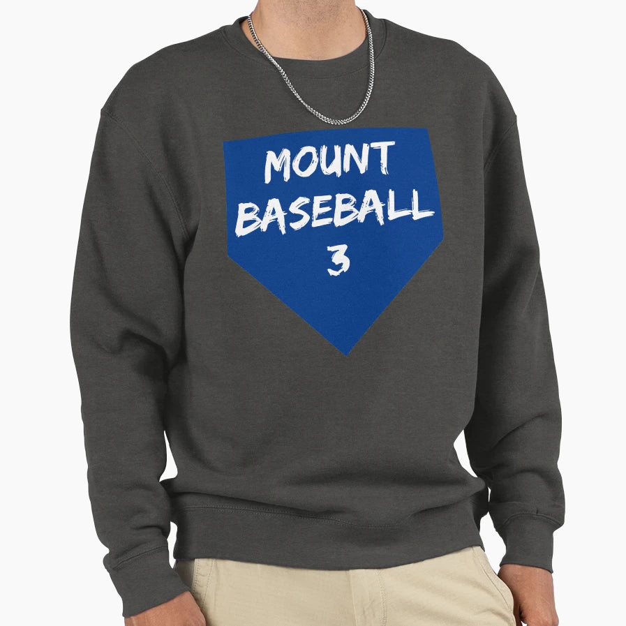 Mount Baseball 3 Sweatshirt - Custom Art Print for Adults - T-Shirt, Sweatshirt, Hoodie