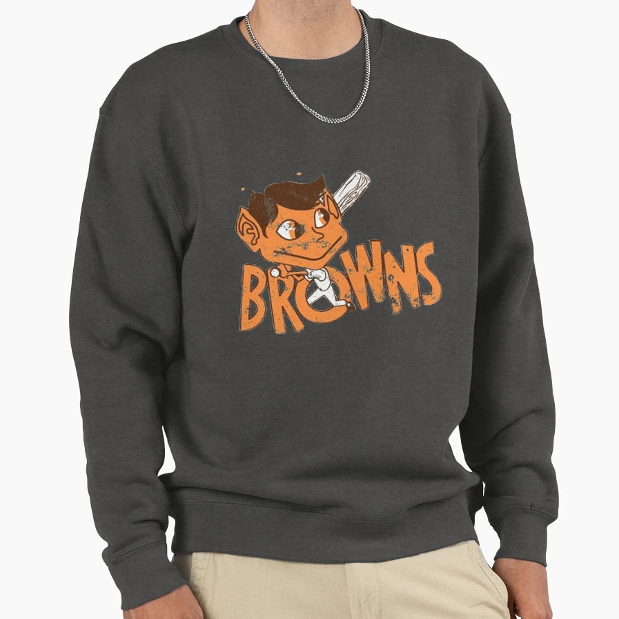 St Louis Browns Sweatshirt - Minimalist Print for Adults - T-Shirt, Sweatshirt, Hoodie