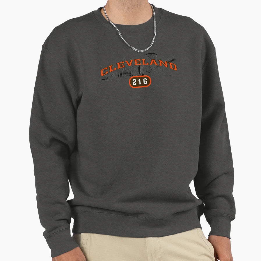 Cleveland Cityscape 2 Sweatshirt - Novelty Apparel Unisex - T-Shirt, Sweatshirt, Hoodie