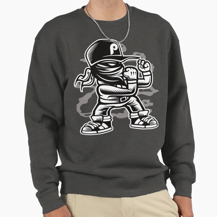 Fighter Jawn Sweatshirt - Trendy Graphic for Adults - T-Shirt, Sweatshirt, Hoodie