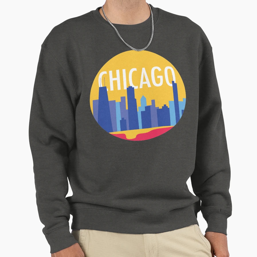 Chicago Sweatshirt - Streetwear Style Men Women - T-Shirt, Sweatshirt, Hoodie