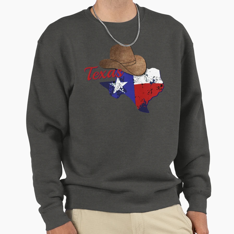 Texas State Collection Sweatshirt - Novelty Apparel Men Women - T-Shirt, Sweatshirt, Hoodie