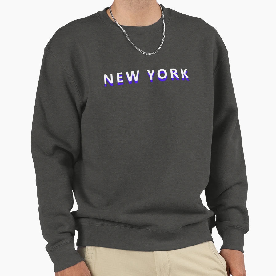 New York State Sweatshirt - Aesthetic Graphic Unisex - T-Shirt, Sweatshirt, Hoodie