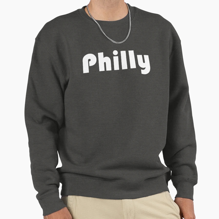 Philly White Sweatshirt - Unique Graphic Unisex - T-Shirt, Sweatshirt, Hoodie