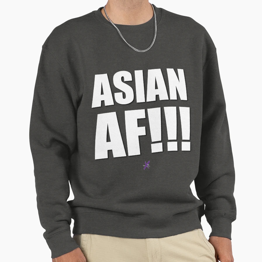 Af Series Asian Af Sweatshirt - Unique Graphic for Adults - T-Shirt, Sweatshirt, Hoodie