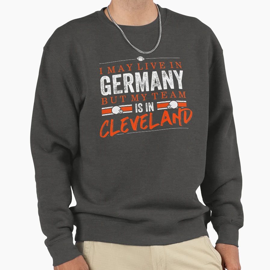 Cleveland Football Team Fans Sweatshirt - Casual Everyday Wear for Adults - T-Shirt, Sweatshirt, Hoodie