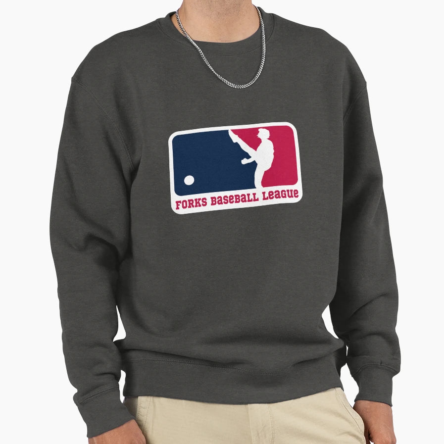Twilight Baseball Scene Forks Sweatshirt - Graphic Print Men Women - T-Shirt, Sweatshirt, Hoodie