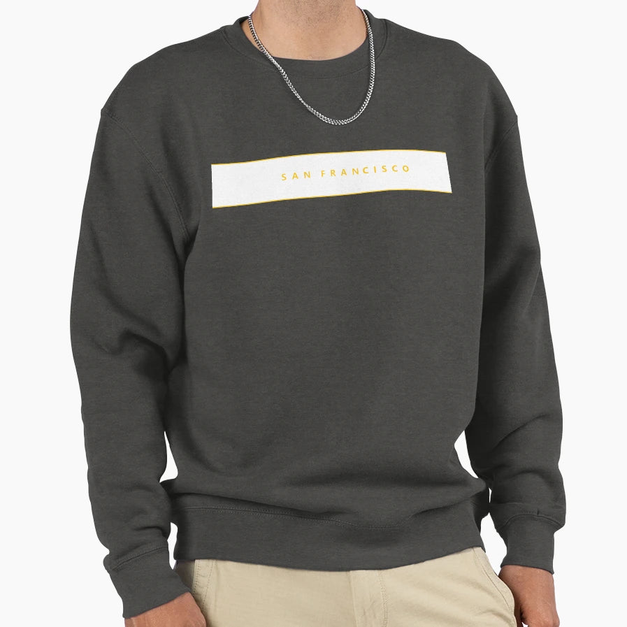 San Francisco Sweatshirt - Minimalist Print Unisex - T-Shirt, Sweatshirt, Hoodie