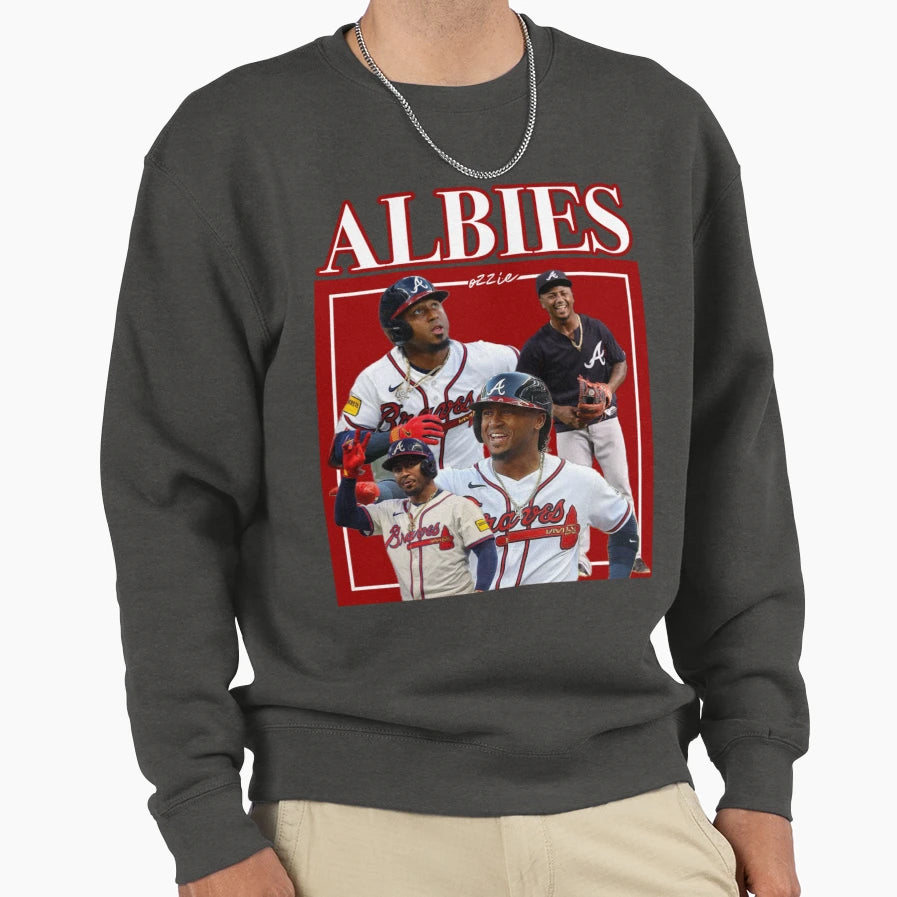 Ozzie Albies Sweatshirt - Novelty Apparel for Adults - T-Shirt, Sweatshirt, Hoodie