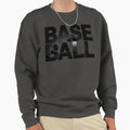 Baseball Sweatshirt - Minimalist Print Unisex - T-Shirt, Sweatshirt, Hoodie