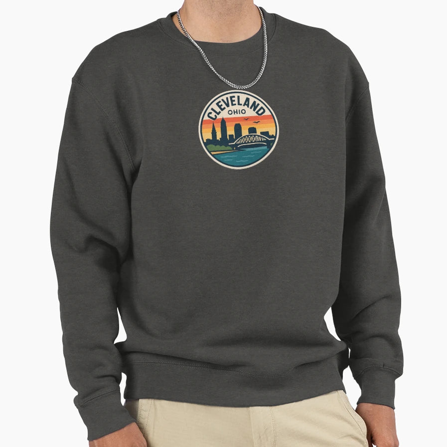Cleveland Ohio Sweatshirt - Unique Graphic Unisex - T-Shirt, Sweatshirt, Hoodie