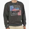 San Diego Sunset Sweatshirt - Minimalist Print for Adults - T-Shirt, Sweatshirt, Hoodie