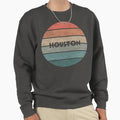 Sunset Houston Sweatshirt - Unique Graphic Unisex - T-Shirt, Sweatshirt, Hoodie