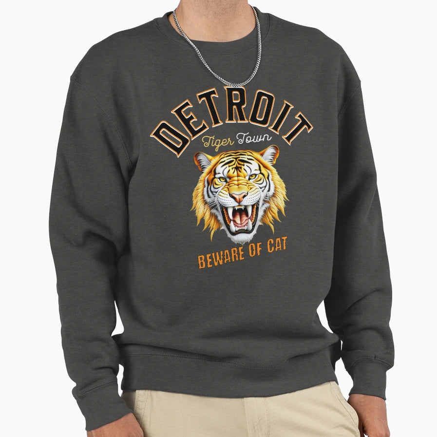 Beware Cat Sweatshirt - Aesthetic Graphic Unisex - T-Shirt, Sweatshirt, Hoodie