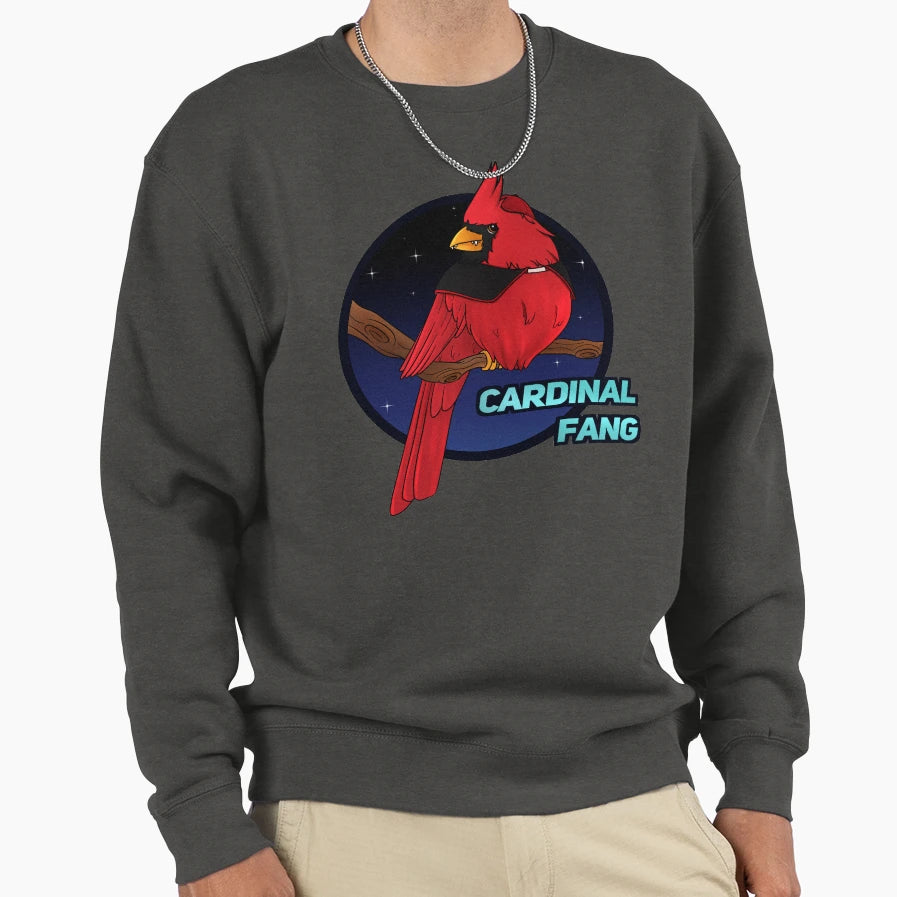 Cardinal Fang Sweatshirt - Aesthetic Graphic Men Women - T-Shirt, Sweatshirt, Hoodie
