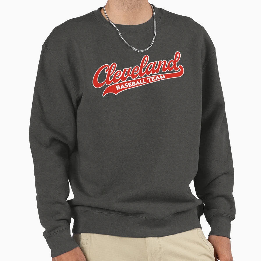 Cleveland Script Sweatshirt - Streetwear Style Unisex - T-Shirt, Sweatshirt, Hoodie