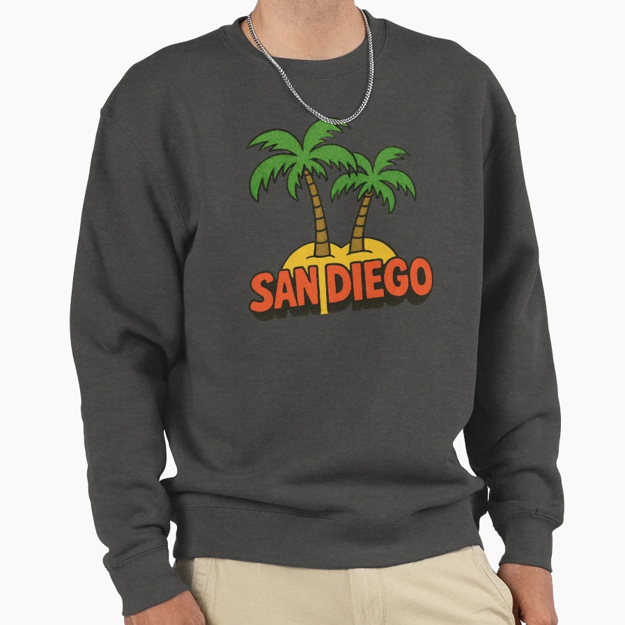 San Diego Sweatshirt - Trendy Graphic Unisex - T-Shirt, Sweatshirt, Hoodie